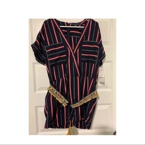 French Connection Navy Hasan Romper Sz 8